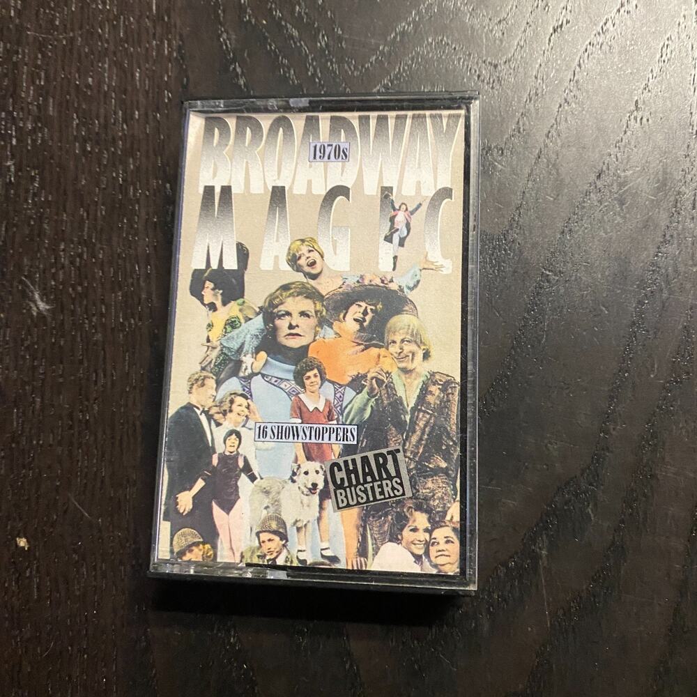 BROADWAY MAGIC: THE 1950s - CASSETTE Tape CBS - 1987 - 15 Showstoppers MUSICALS